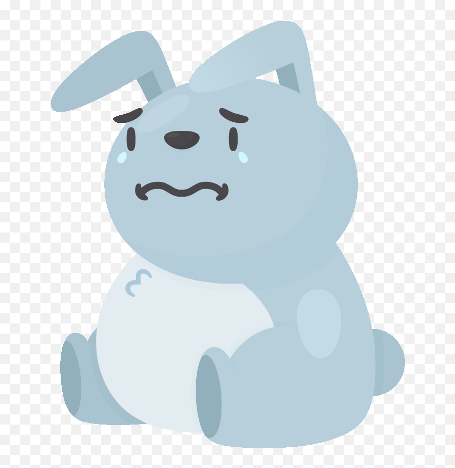 Top Zoro Bunny Stickers For Android - Cartoon Sad Gif Transparent Emoji,Sad Bunny Emoji