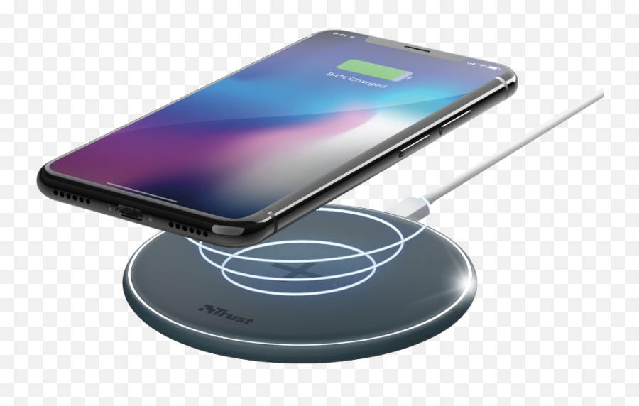 Trustcom - Qylo Fast Wireless Charging Pad 7510w Blue Adowarka Indukcyjna Iphone Media Markt Emoji,Lg G3 Wont See All Emojis On Lollipop