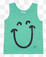 Bobo Choses - Big Smile Tank Top Littlefamilyproject Bobo Choses Tank Top Big Smile Emoji,Facebook Tank Emoticon