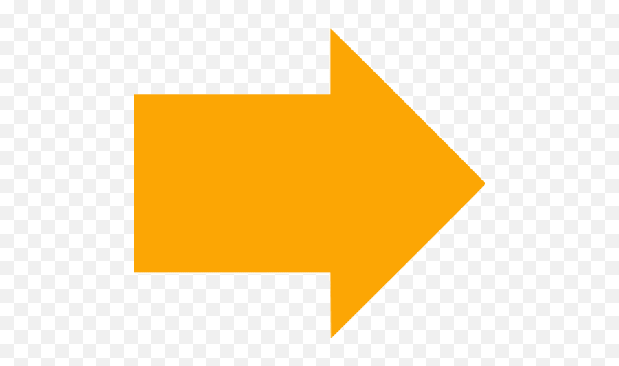 Orange Arrow Icon - Arrow Shape Orange Emoji,Side Arrrow Emoticon