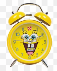 Alarm Clock Png Transparent Images - Spongebob Alarm Clock Emoji,Emoticons 