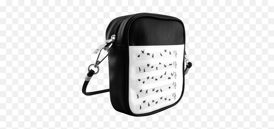Conceptual Cat Song Musical Notes Sling Bag Model 1627 Id D80390 - Handbag Emoji,Musiclly Emoji Pillows