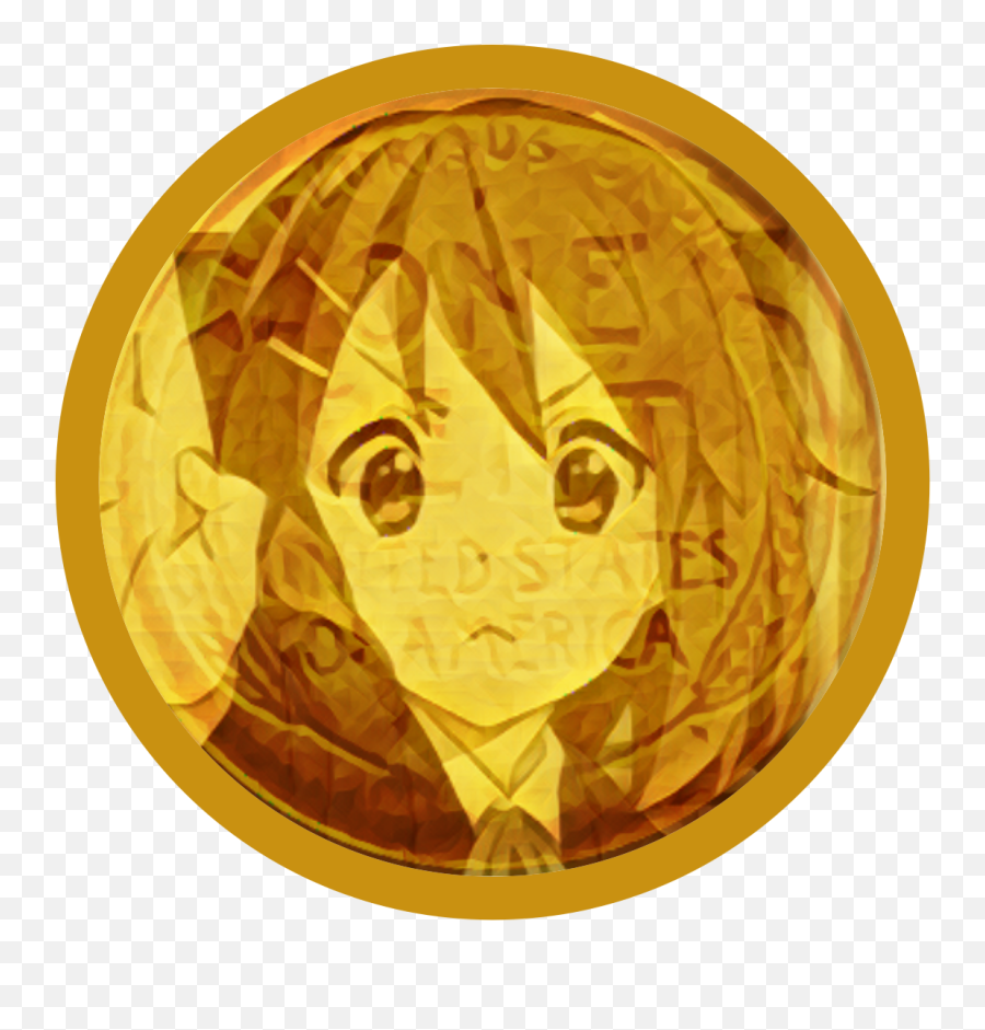 Coin Animecoin Gold I Tried Sticker By Mineta Support - Hair Design Emoji,Gold Coin Emoji
