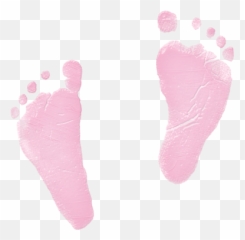 Baby Girl Pink Feet Sticker - Huella De Pie Rosa Emoji,Baby Feet Emoji