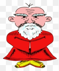 Bearded Chinese Master Clipart Free Image Download - Chinese Old Man Png Emoji,Chinese Facial Mapping Emotions