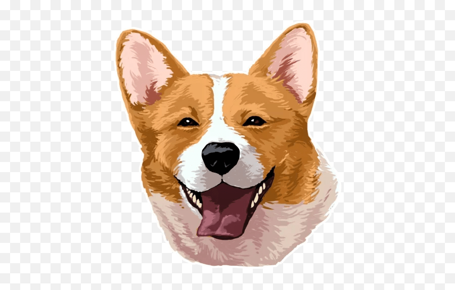 Telegram Sticker 4 From Collection Corgi Dog U2013 Artofit - Northern Breed Group Emoji,Emoticon Stickers Telegram