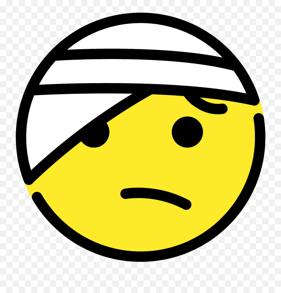 Face With Head - Bandage Emoji Meanings U2013 Typographyguru Emoji Kawaii Dolor De Cabeza,Emoji Dictionary