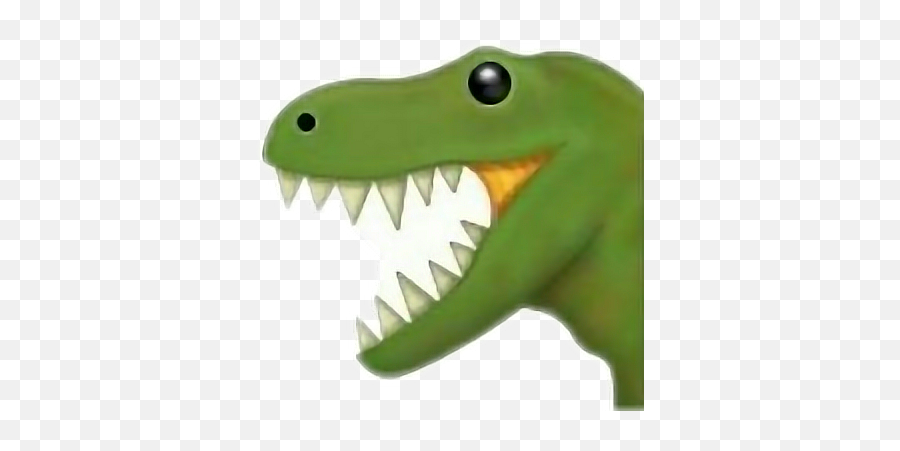 Dinosaur Rawr Iphoneemoji Emoji Sticker - Canine Tooth,Rawr Emoji