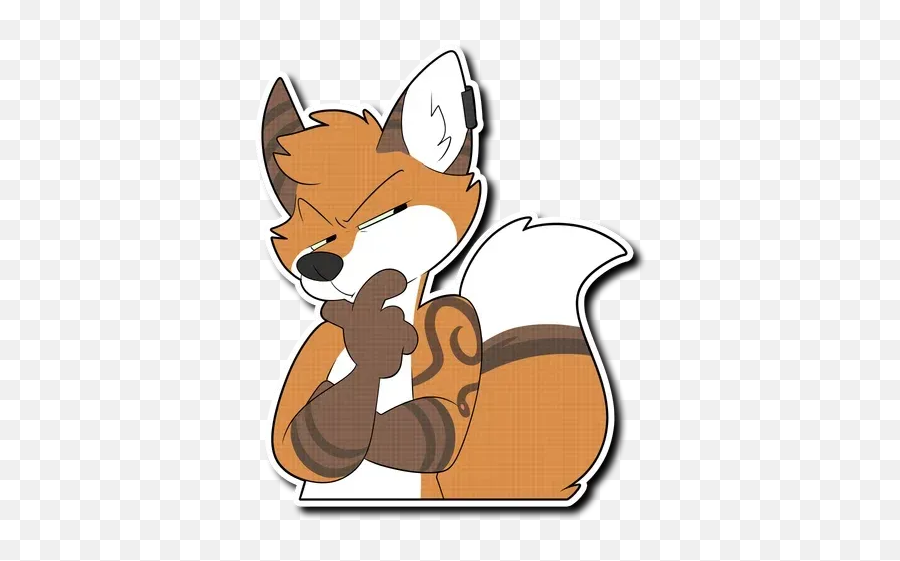 Furry Yanick Sticker Pack - Stickers Cloud Emoji,Firry Emoticons