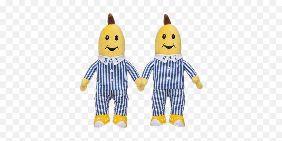 Bananas In Pyjamas B1 And B2 Dolls Transparent Png - Stickpng Emoji,Pig Emoticon Wechat Meaning