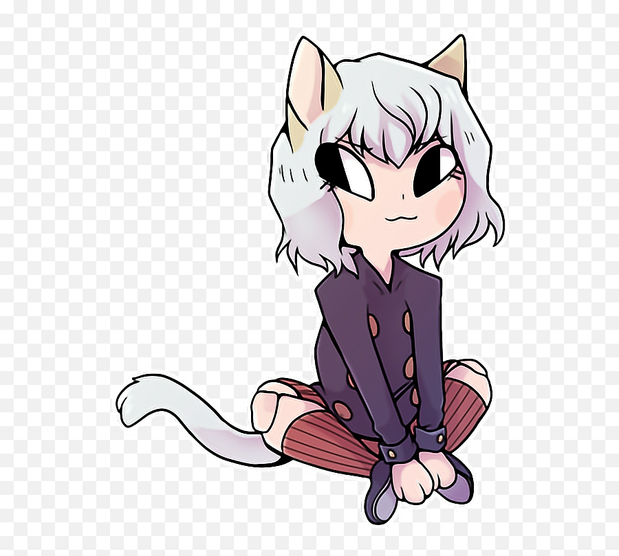 Neferpitou Pitou Sticker - Ghunter X Hunter Neferpitou Emoji,Hunter Emoji