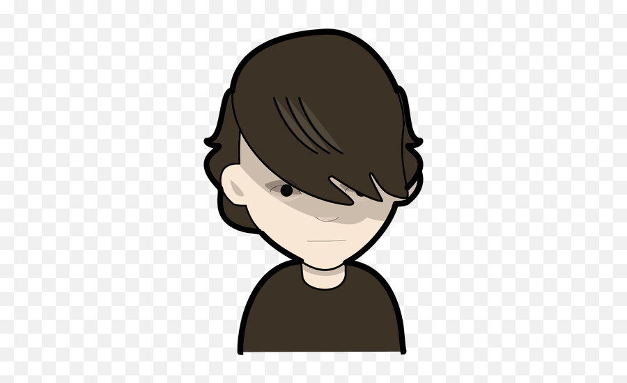 Emo Black Rock Music - Child Cartoon Transparent Png Emoji,Emo Emoji Meaning