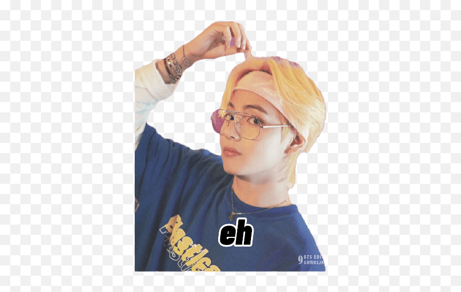 Tae Emoji,Emoji With Glasses On Forehead