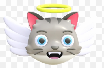 Premium Cat Money Face Emoji 3d Illustration Download In Png,Cat Emoji Applee