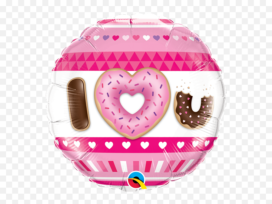 Love Foil Balloons U2013 Party Perfect - Qualatex 18 Donut Balloons Emoji,Emoji Party Supplies