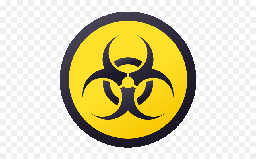 Biohazard Symbols Sticker - Biohazard Symbols Joypixels Emoji,Hazard Sign Emoji