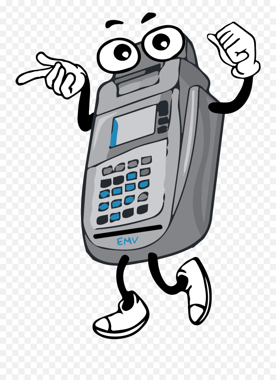 Credit Clipart Eftpos - Credit Card Machine Cartoon Png Emoji,Credit Card Emojii