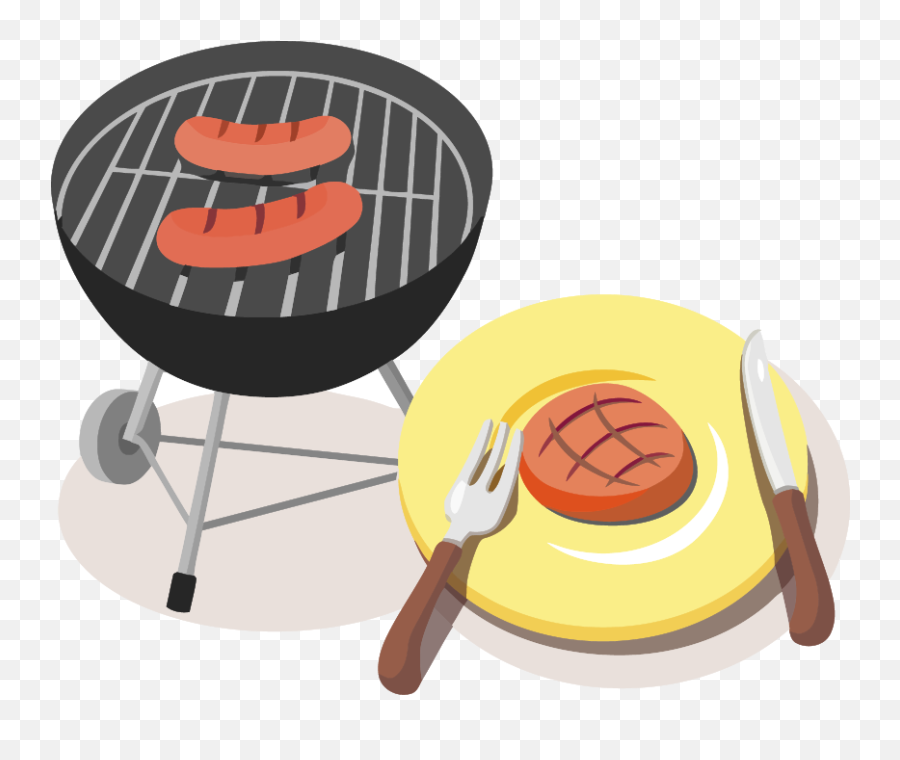 Mailbox Clipart Timely - Grilling Emoji Transparent Parrilla Con Chorizo De Dibujo,Memorial Day Emoji