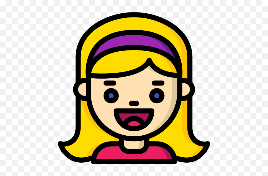 Girl - Free People Icons Emoji,Surprised Emoji From Girl