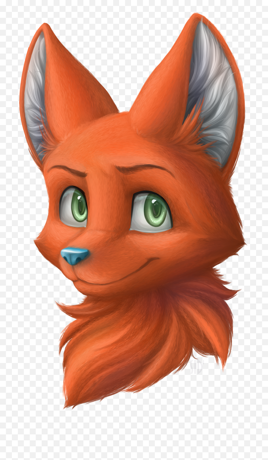 On Discord - Furry Fox Art Head Emoji,Furry Emoji