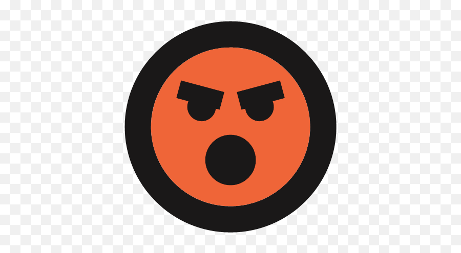 Emoji Irate Mad Yelling Icon - Fat Face,Angry Face Emoji