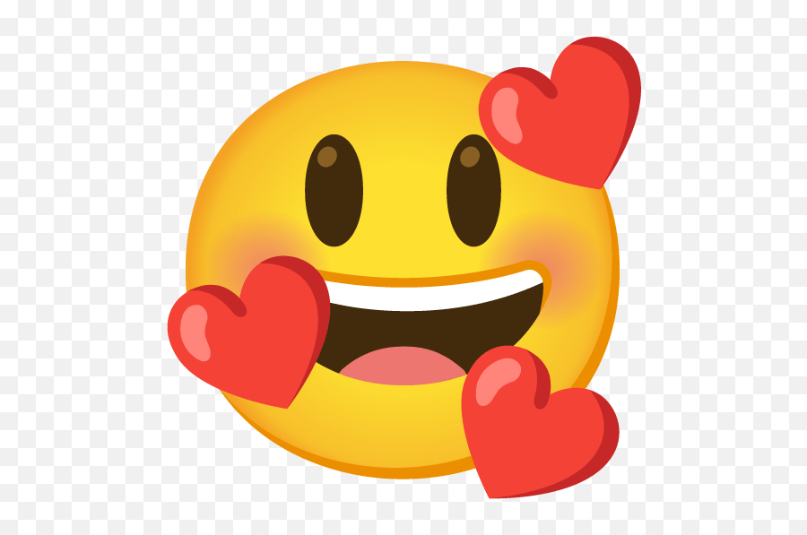Emoji Mashup Bot - Happy,Three Heart Emoji