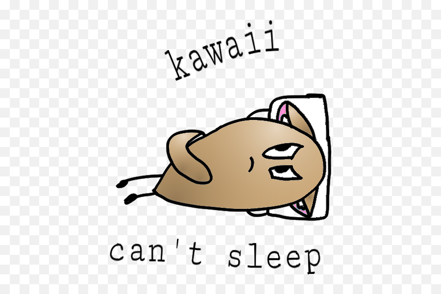 Kawaii Potato Sleep Sticker By Your Local Furry - Happy Emoji,Can't Sleep Emoji
