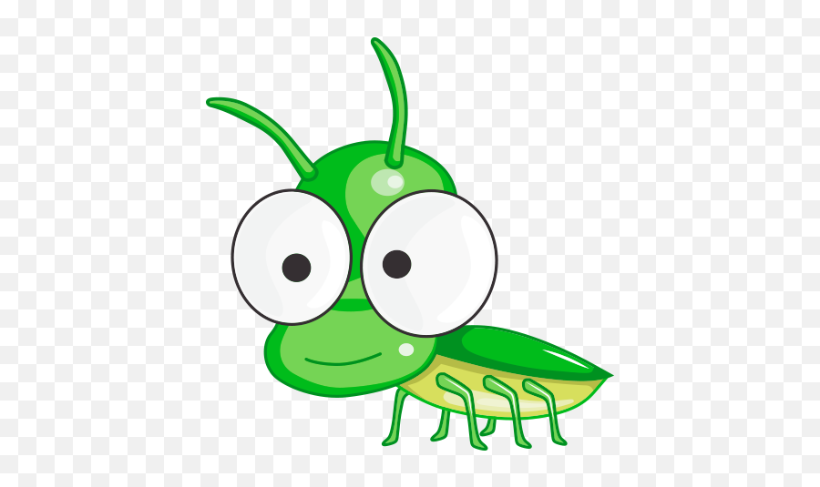 Download Cricket Insects Insect Mosquito Cuteness Cartoon - Cricket Png Graphic Insect Emoji,Sleep Ant Ladybug Ant Emoji