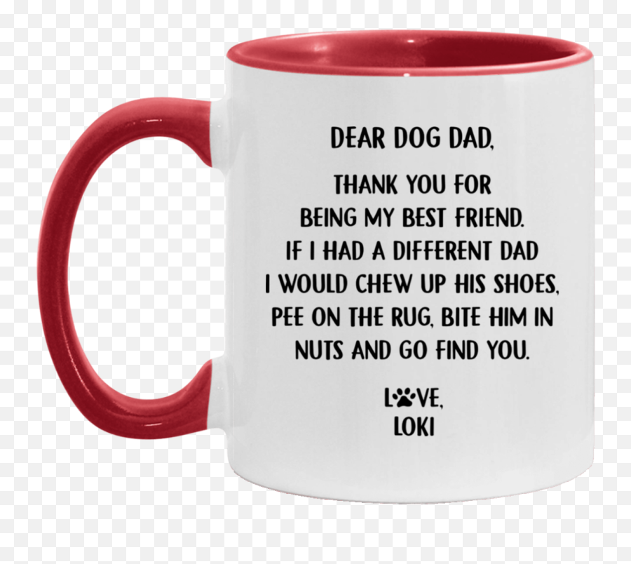 Top 3 Loki Dear Dog Dad Thank You For - Magic Mug Emoji,Loki Emoji