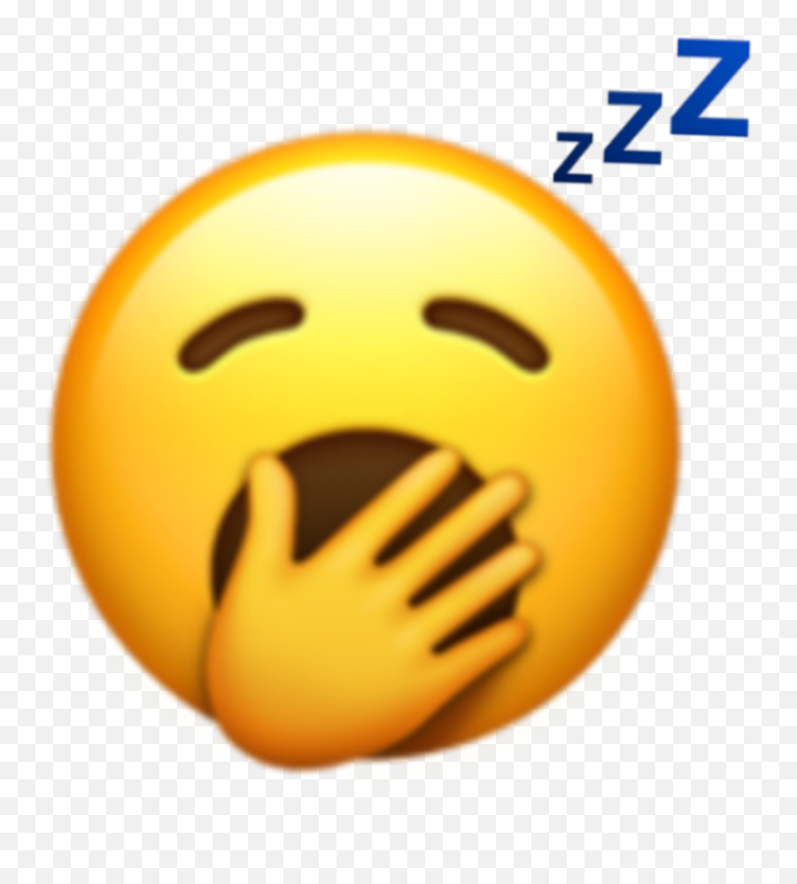 Emoji Yawning Zzz Sticker - Tired Emoji,Yawn Emoji Gif