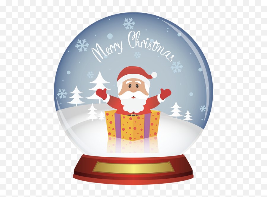 28 Collection Of Christmas Snow Globe Clipart - Christmas Emoji,Globe Emoji Transparent