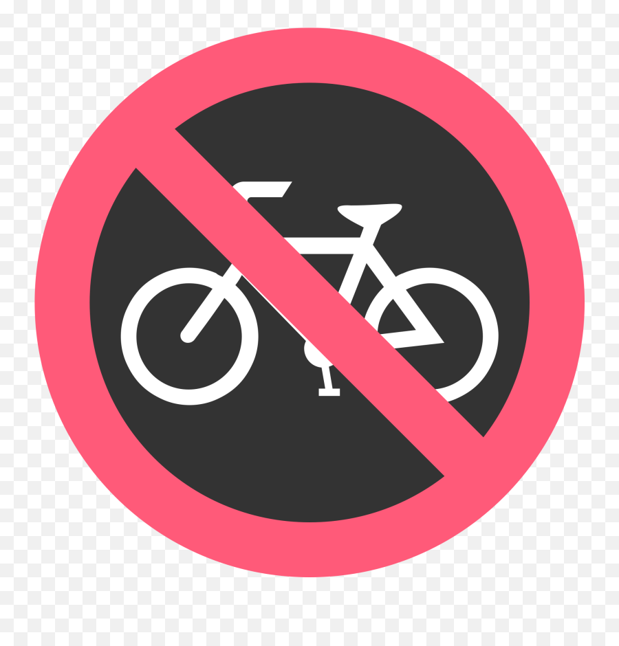 No Bicycles Emoji Clipart - Don T Park Bike Here,Bicycle Emoji