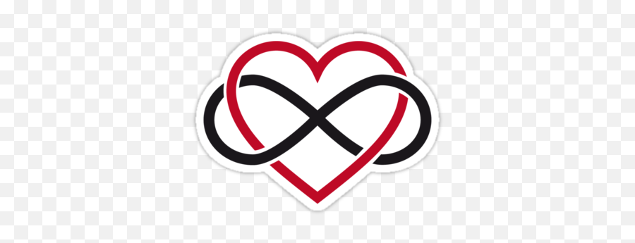 Infinity Heart Never Ending Love By Beakraus Infinity - Infinito Y Corazon Png Emoji,Infinity Symbol Emoji