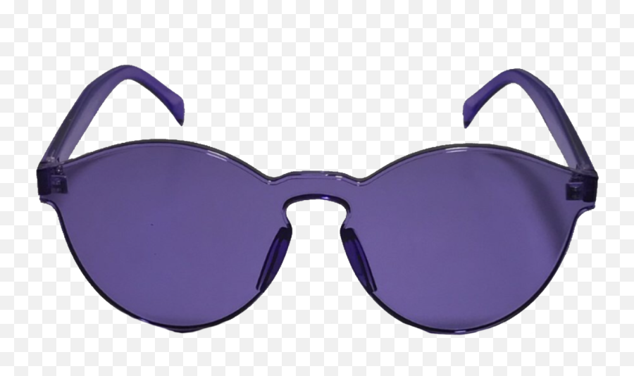 Sunglasses Purple Png Aesthetic Sticker - Purple Glasses Aesthetic Emoji,Sunglasses Emoji Tumblr