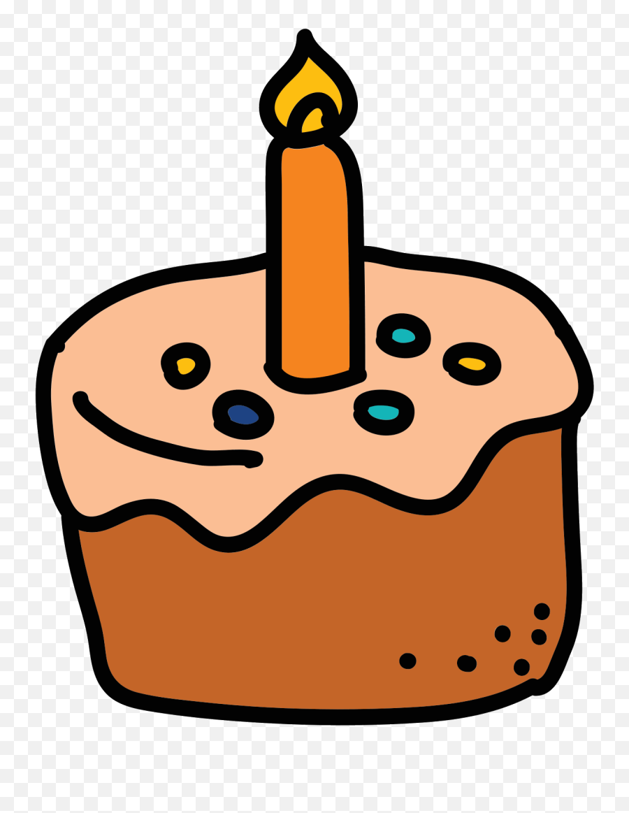 Cute Cake Icon Clipart - Pastry Cartoon Png Emoji,Emoji Cake Icon