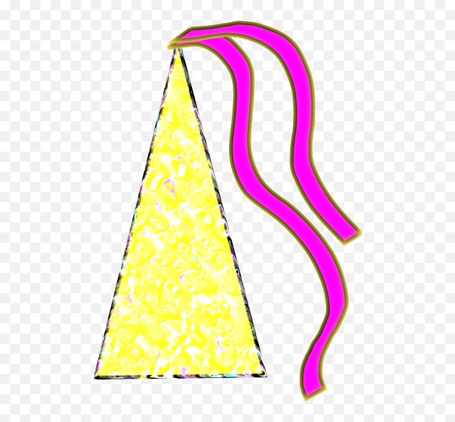Free Clip Art Colored Party Hat By Lesnivila - Party Hat Emoji,Hombre Riendo Emoticon