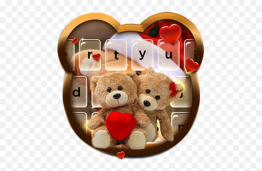Lovely Bear - Keyboard Theme Apps En Google Play Happy Teddy Day Emoji,Peluches De Emoticons