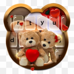 Lovely Bear - Keyboard Theme Apps En Google Play Happy Teddy Day Emoji,Peluches De Emoticons