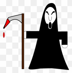 Grim Public Domain Image Search - Freeimg Azrail Çizimi Emoji,Cat Reaper Emoticon -overwatch
