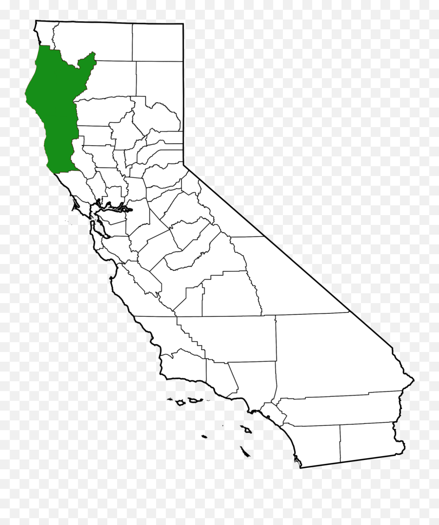 Emerald Triangle - Wikipedia California Map One County Highlighted Emoji,How Does Emerald Left Green Affect Emotions