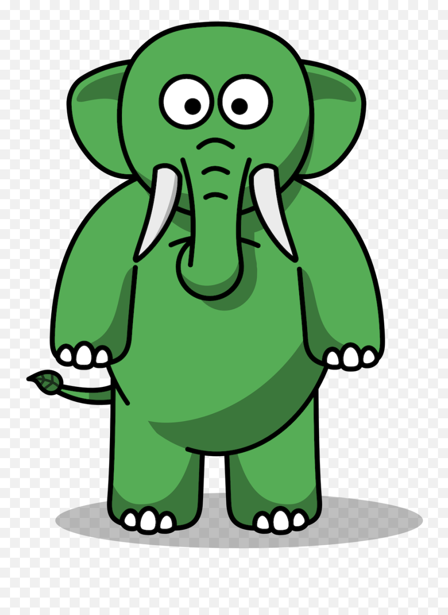 Sustainability News Review Of 2020 Green Elephant - Cartoon Animal Clip Art Emoji,Elephant Touching Dead Elephant Emotion