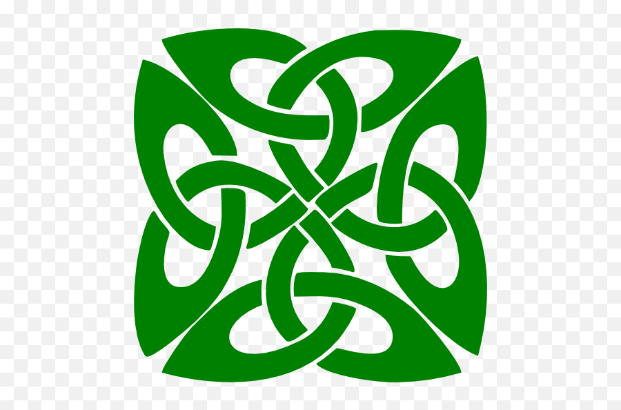 Celtic Knot Clipart - Celtic Knot Green Clipart Emoji,Celtic Emoticons