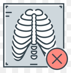 Virus X Ray Rib Cage Free Icon Of Virus - Coronavirus X Ray Outline Emoji,Xrayed Emoticon