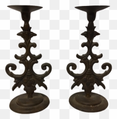 Candlestick Silhouette Vintage Metal - Nandi Hills Bangalore Emoji,Christmas Candle Emojis