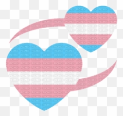 Trans Flag Heart Lgbt Lgbtq Trans Transgender Flag - Girly Emoji,I Hate Flag Emojis
