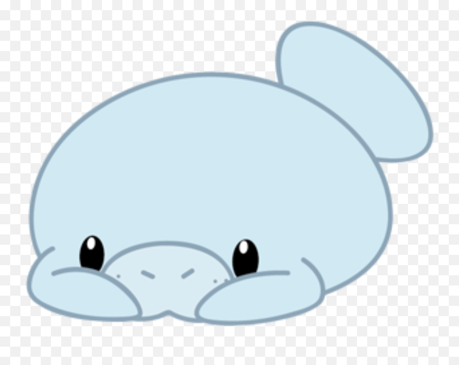 Manatee Daienyschuttz Chibi Sticker Emoji,Manatee Emoji