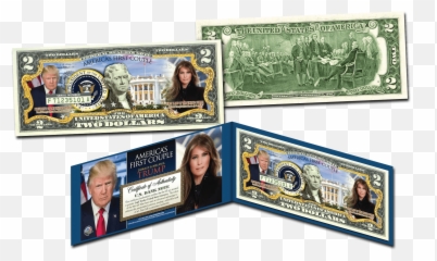 Donald Melania Trump First Couple - Trump 2 Dollar Bill Emoji,Melania Trump No Emotion