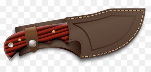 Sheath Knife Gun Holsters Scabbard Belt - Sheathed Knife Clipart Emoji,Old Fashioned Knife Emoji