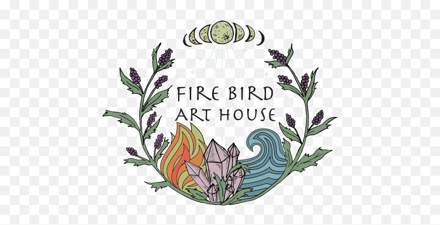 Fire Bird Healing - Floral Emoji,Art Fires The Emotions