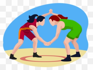 Olympics Games Illustrations Images - Wrestling Mat Emoji,Play Wrestling With Emotions